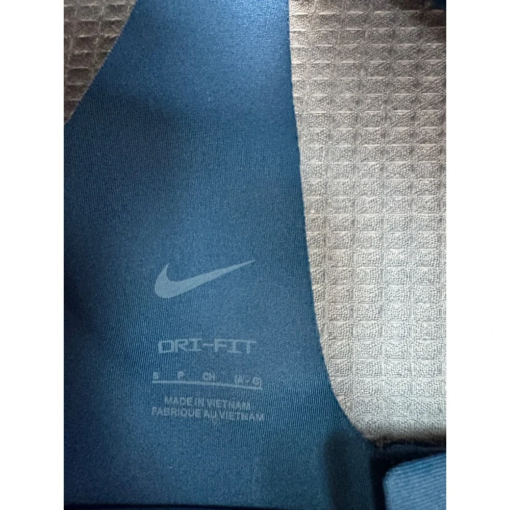 Nike Dri-FIT High Support Sports Bra Womens Small Teal Blue